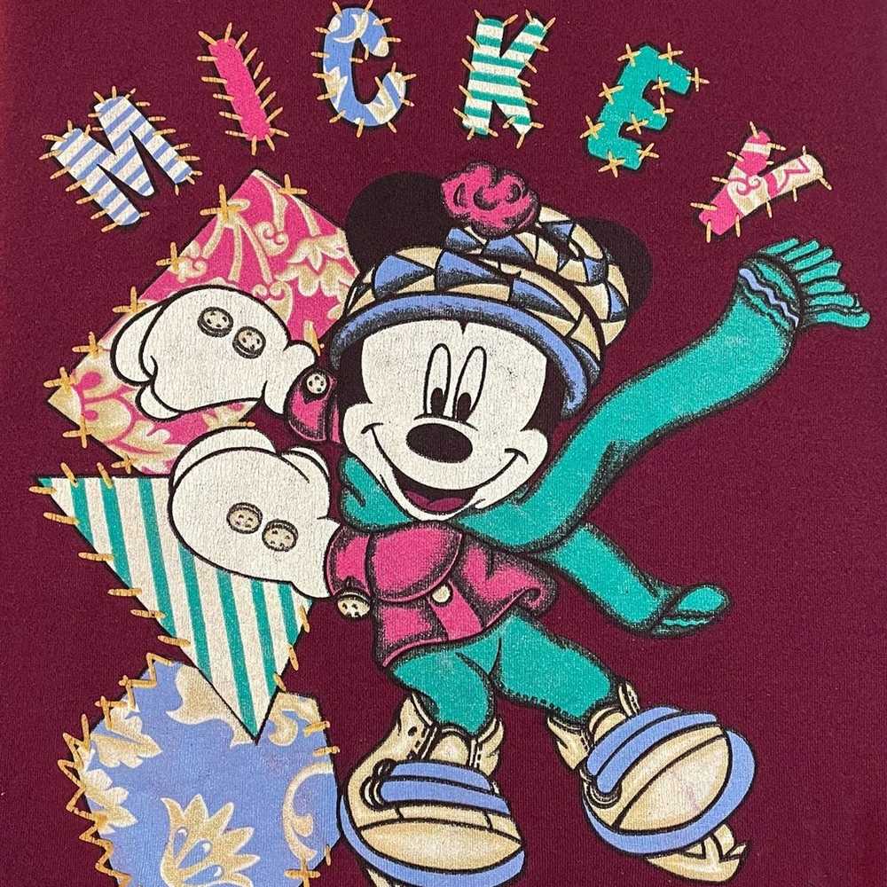 Vintage 90's Mickey Mouse Crewneck Sweatshirt - image 2