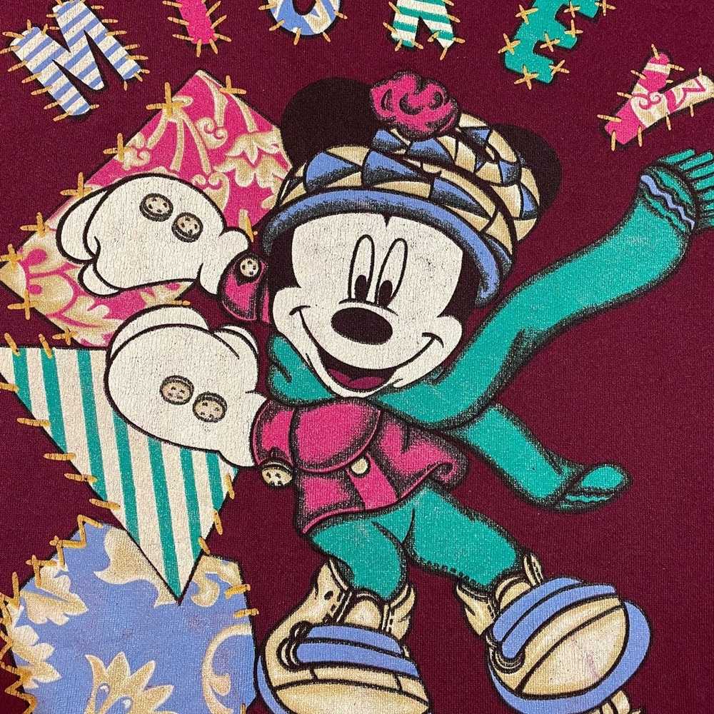 Vintage 90's Mickey Mouse Crewneck Sweatshirt - image 3