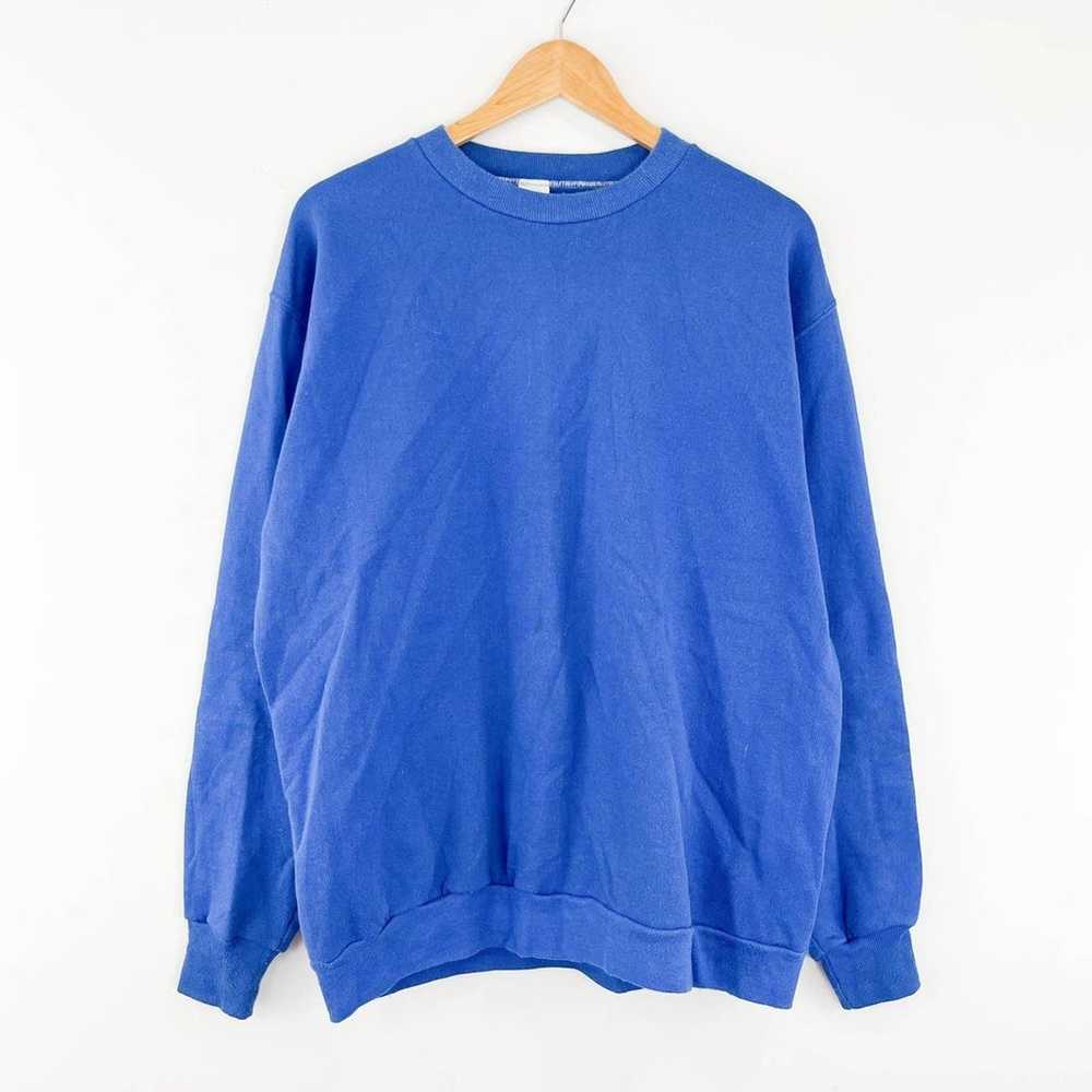 Vintage Russell Athletic Crewneck Sweatshirt Blue… - image 1