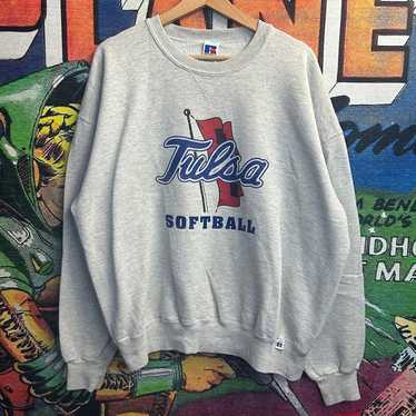 Vintage 90’s Tulsa Softball Sweater Size XL - image 1