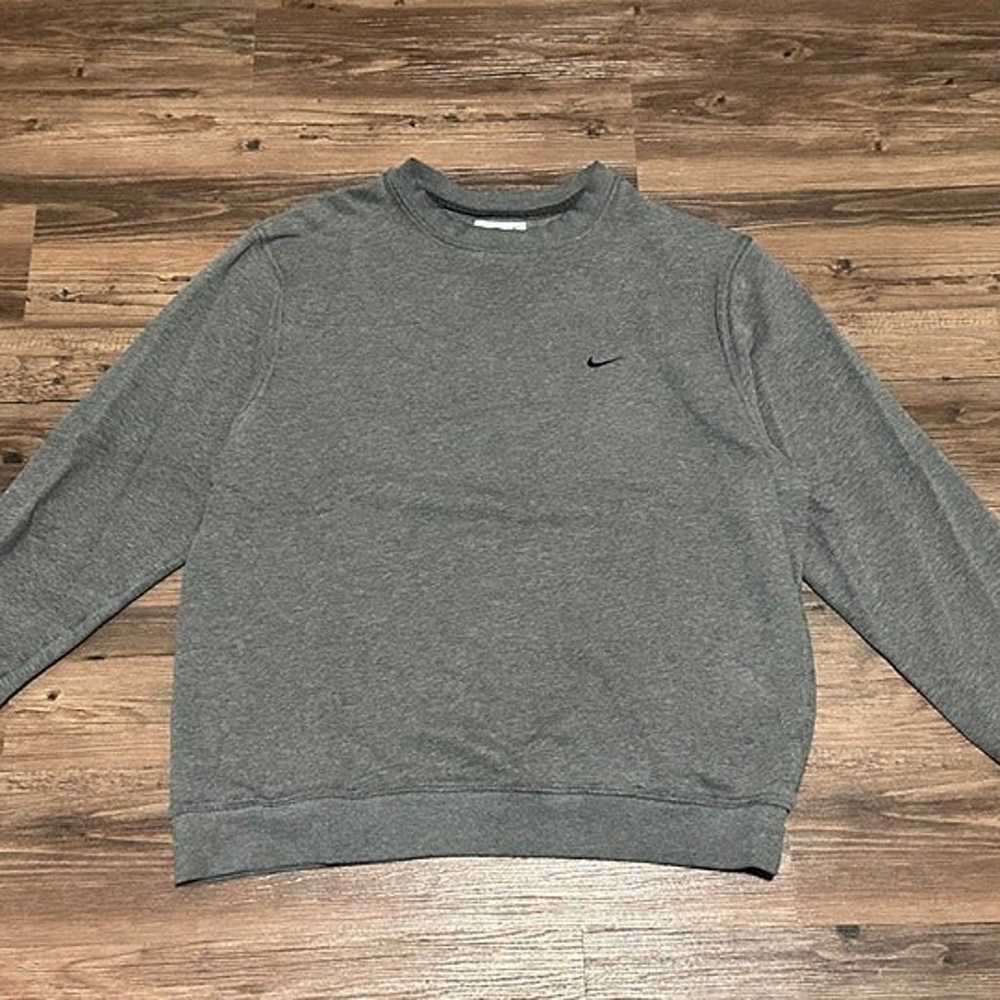 Vintage Nike Swoosh Crewneck Grey Size XL - image 1