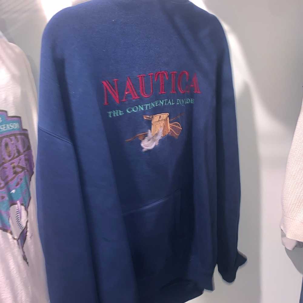 Nautica Embroiderd Sweatshirt - image 1