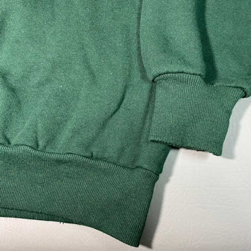 Vintage 90s JERZEES Green Sweatshirt Made USA Adu… - image 7