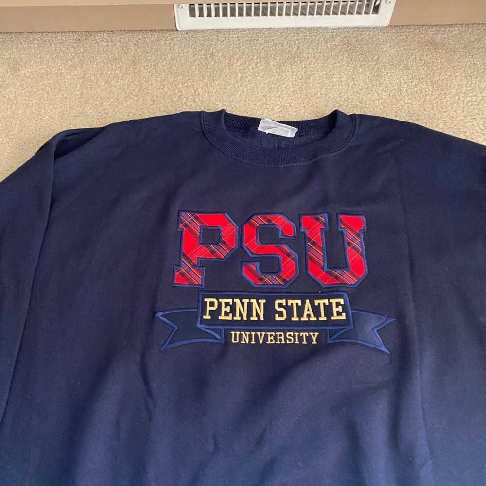 Vintage Lee Brand Navy Blue Penn State University… - image 2