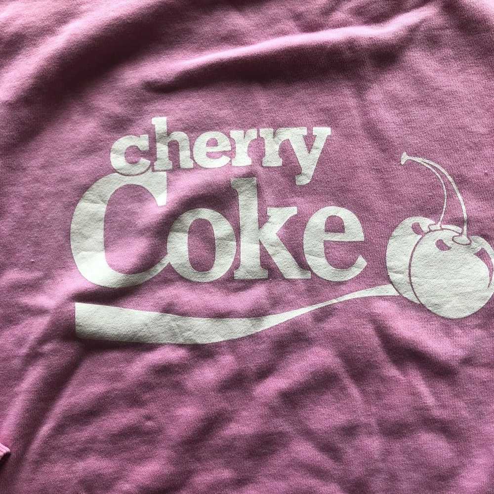Vintage Coca Cola Cherry Coke Sweatshirt Men’s Si… - image 2