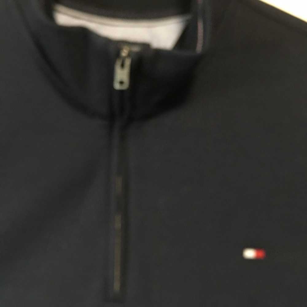 Mens Tommy Hilfiger Long Sleeve 1/4 Zip Polo Vtg … - image 4