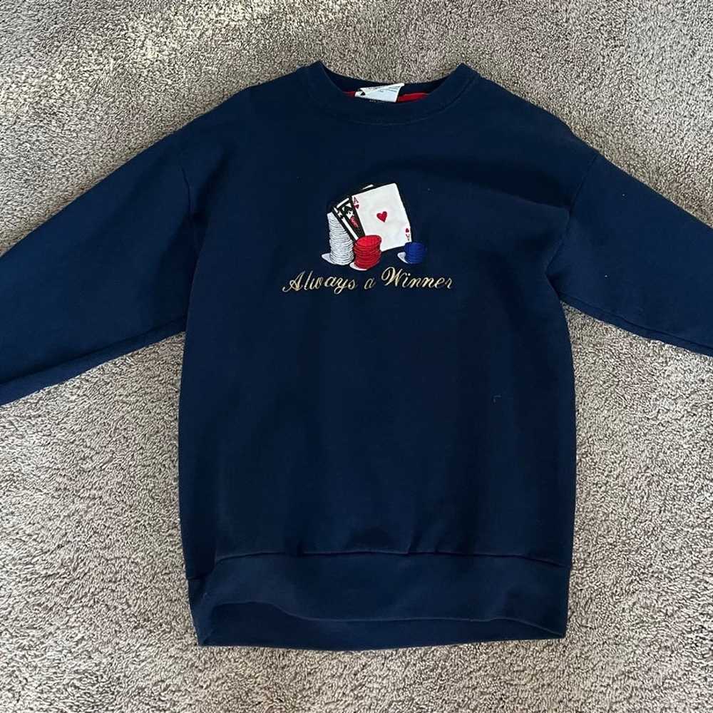 Vintage Embroidered Crewneck - image 1