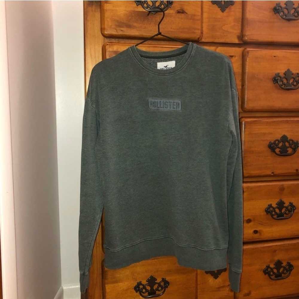 Hollister Vintage Olive Green Crewneck Sweatshirt - image 1