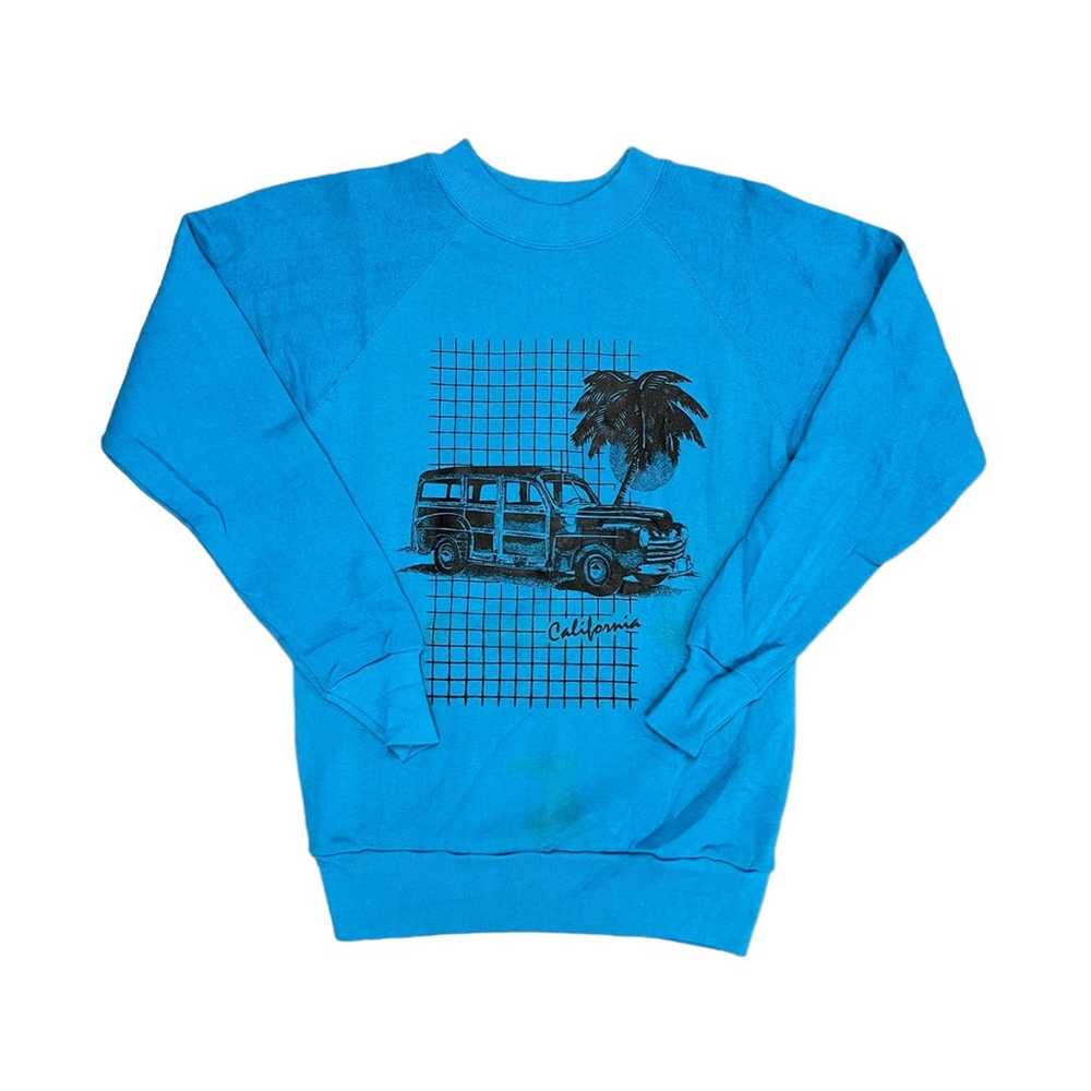 True Vintage mens California sweatshirt “Velvashe… - image 1