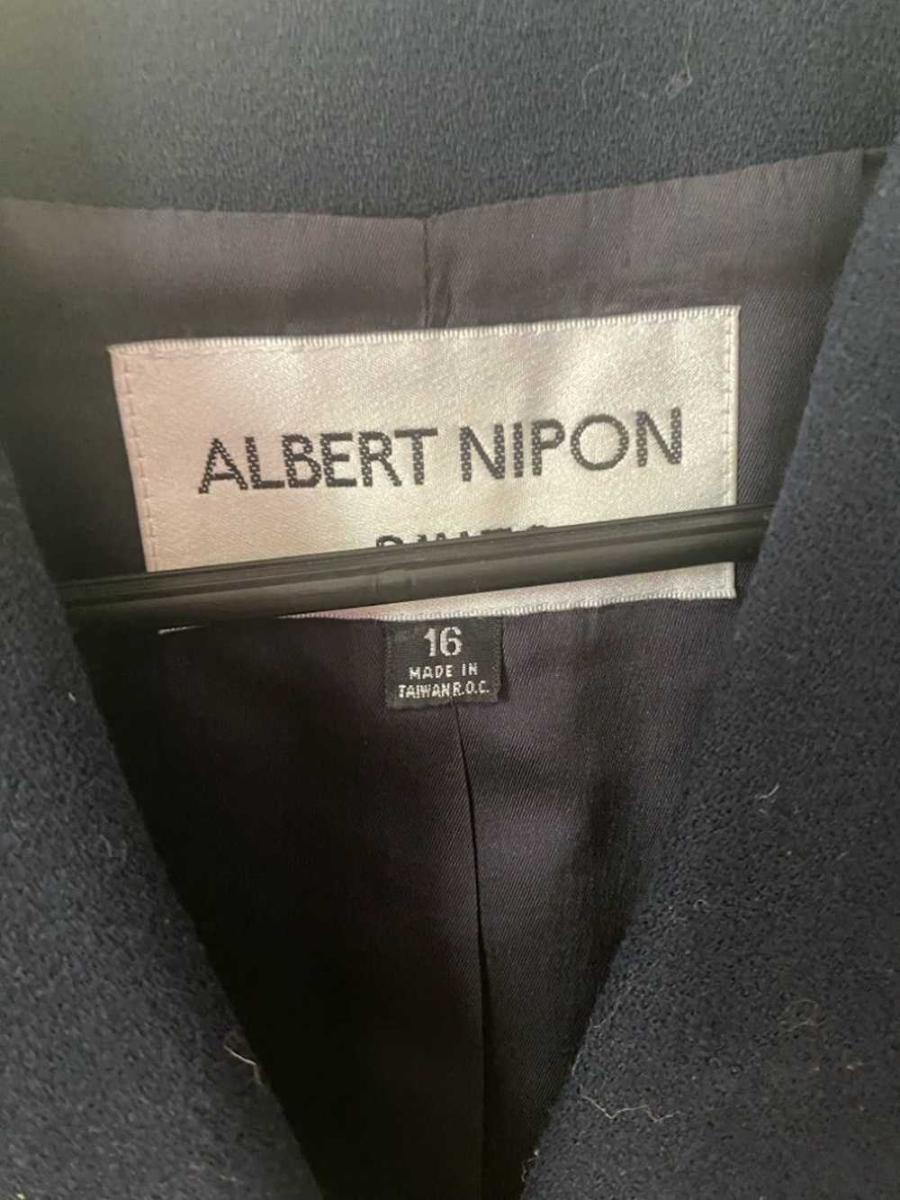 Albert Nipon Albert Nipon black blazer with gold … - image 2