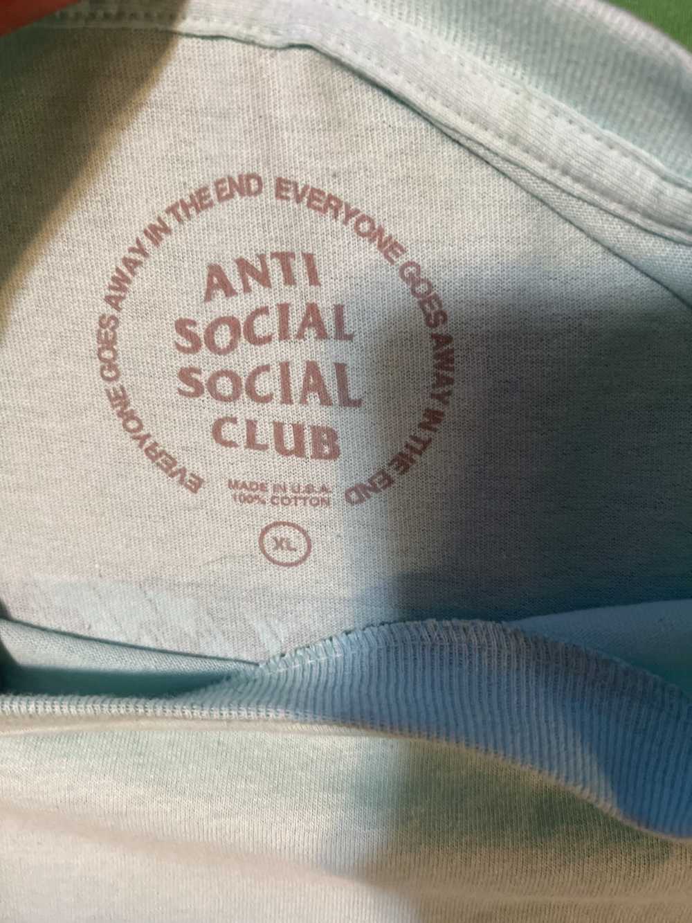 Anti Social Social Club Anti social mint pink tsh… - image 2