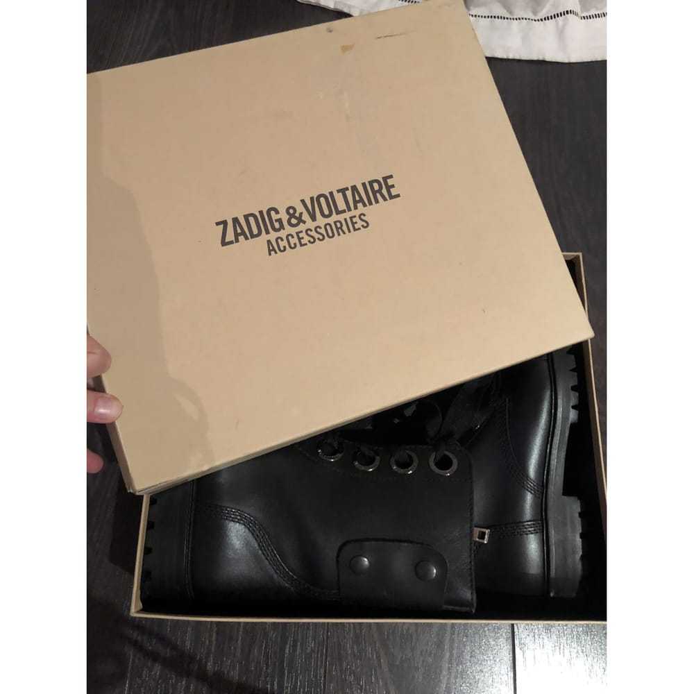 Zadig & Voltaire Joe leather biker boots - image 7