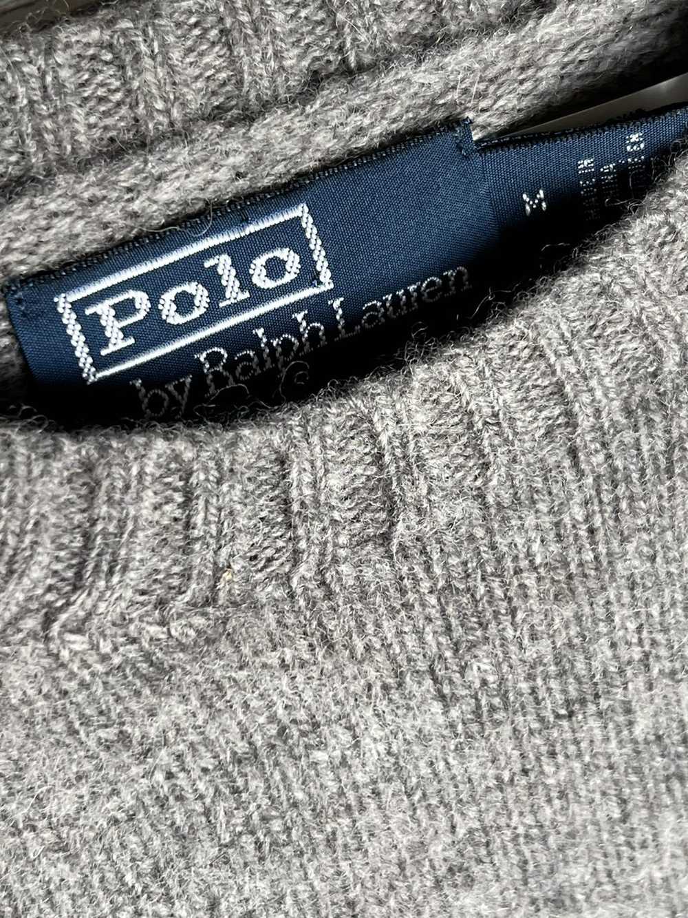Polo Ralph Lauren $348 Pristine Chunky Knit Suede… - image 11