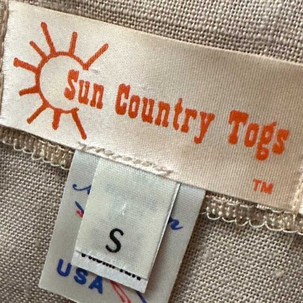 Vintage Sun Country Togs Vintage Blouse Fringe We… - image 4