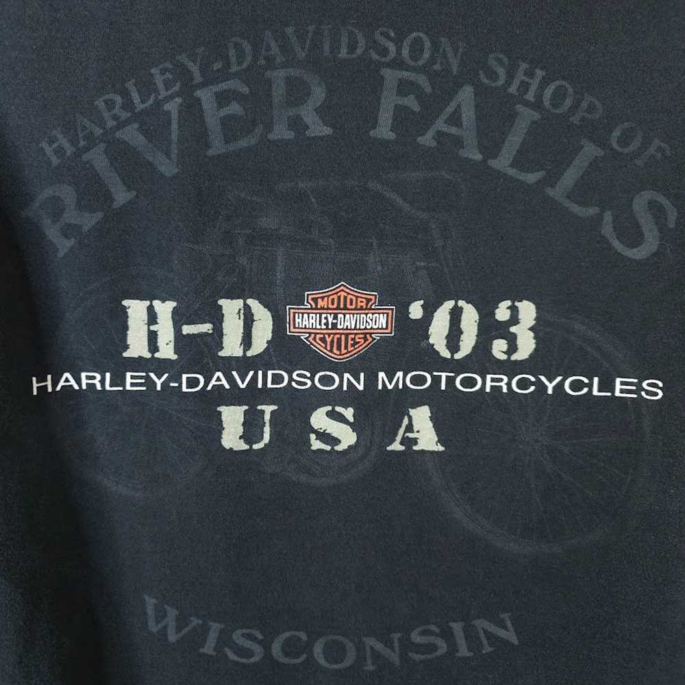 Vintage Harley Davidson T Shirt Mens Size Large V… - image 4
