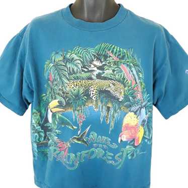 Vintage Rainforest Cafe T Shirt Mens Size Large V… - image 1