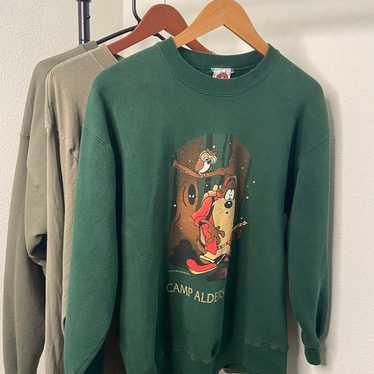 Vintage Green sweater pullover - image 1