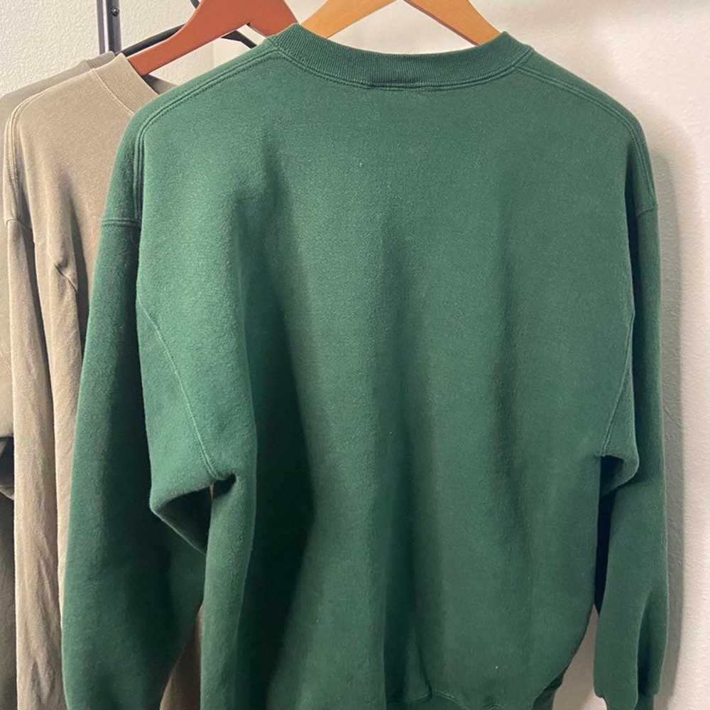 Vintage Green sweater pullover - image 4