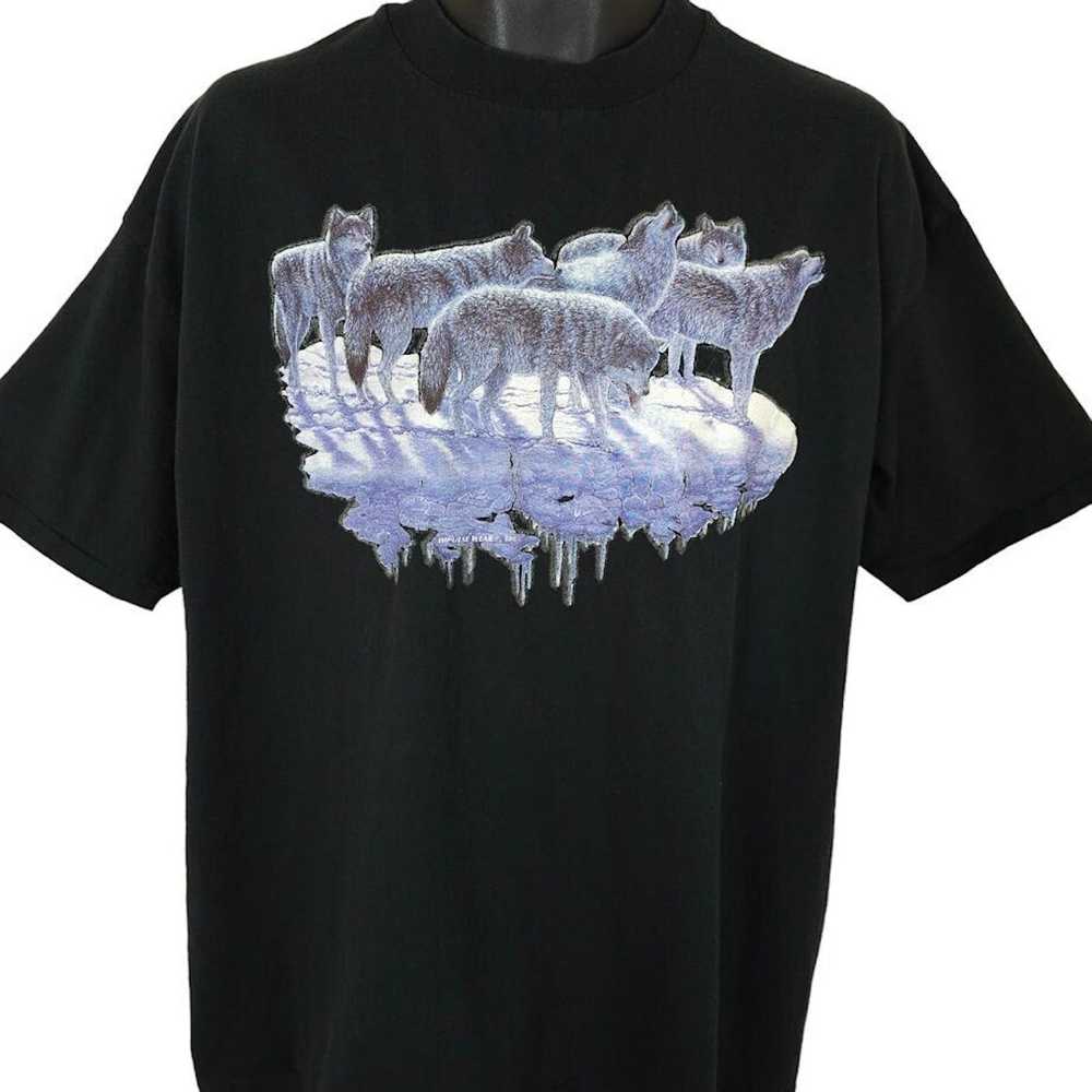 Vintage Wolf Pack T Shirt Mens Size 2XL Vintage 9… - image 1