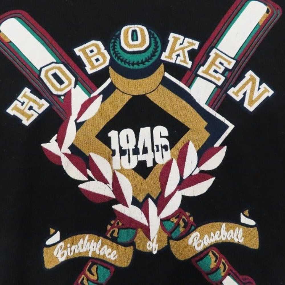 Vintage 90s Hoboken Baseball Crewneck Sweatshirt … - image 4
