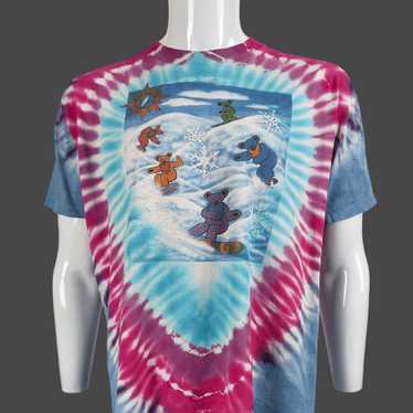 Anvil 90s Grateful Dead Snowboard Bear T-shirt 23… - image 1