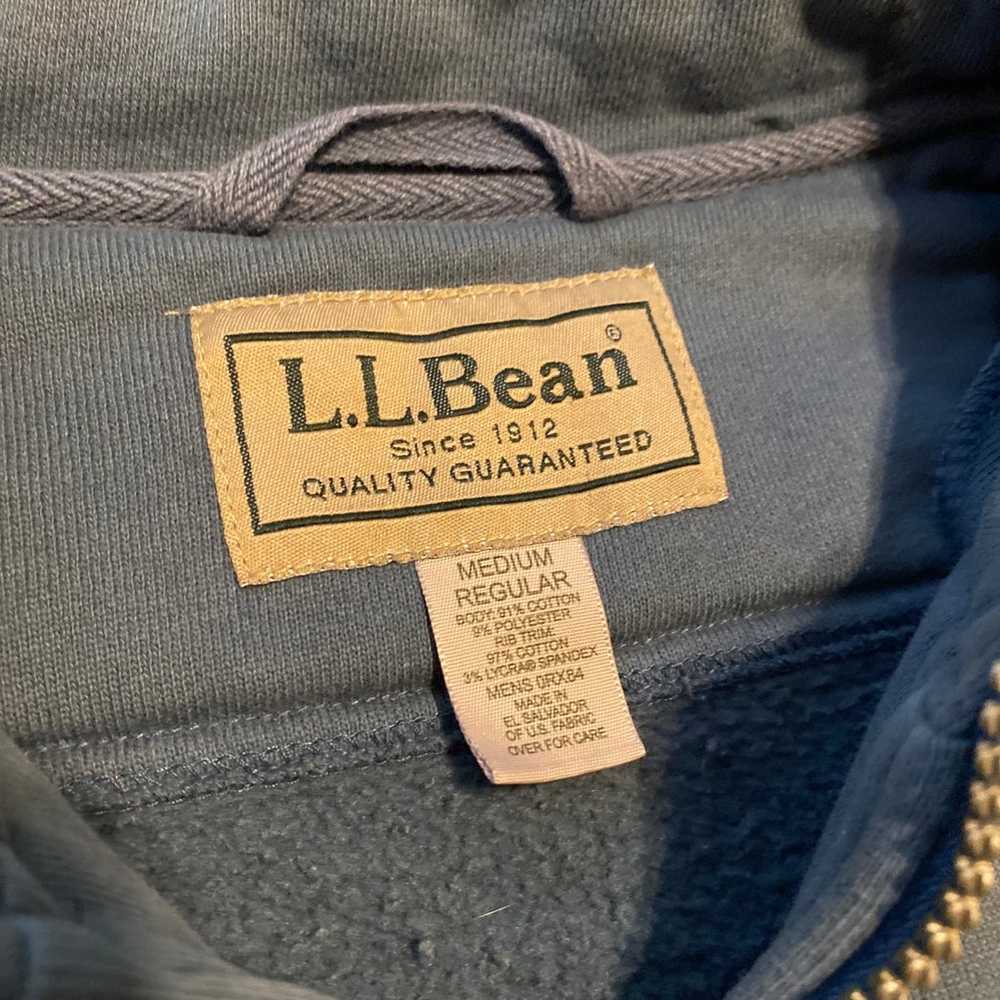 Vintage L.L Bean qrt zip pull over - image 2