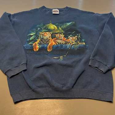 1990s Busch Gardens Sweatshirt Tigers Medium
