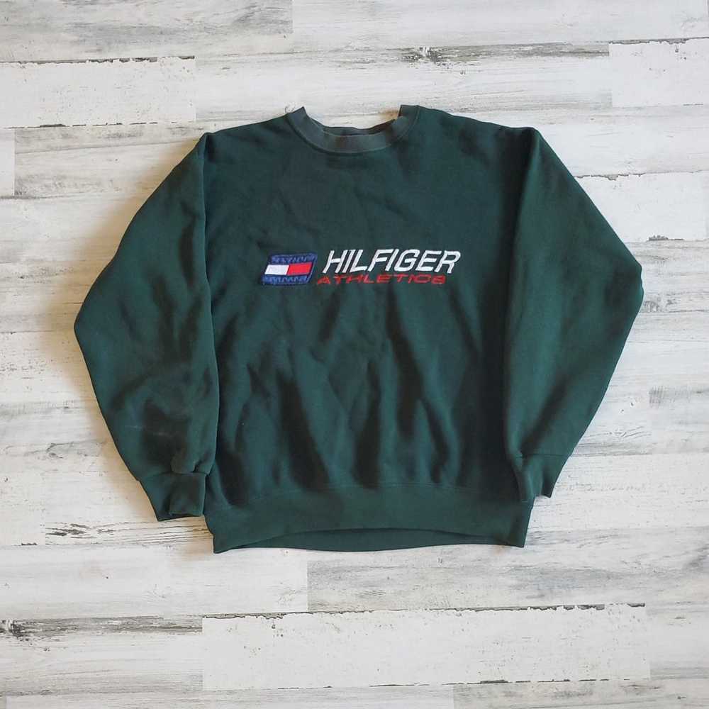 Vintage Tommy Hilfiger Sports Sweatshirt Medium - image 1