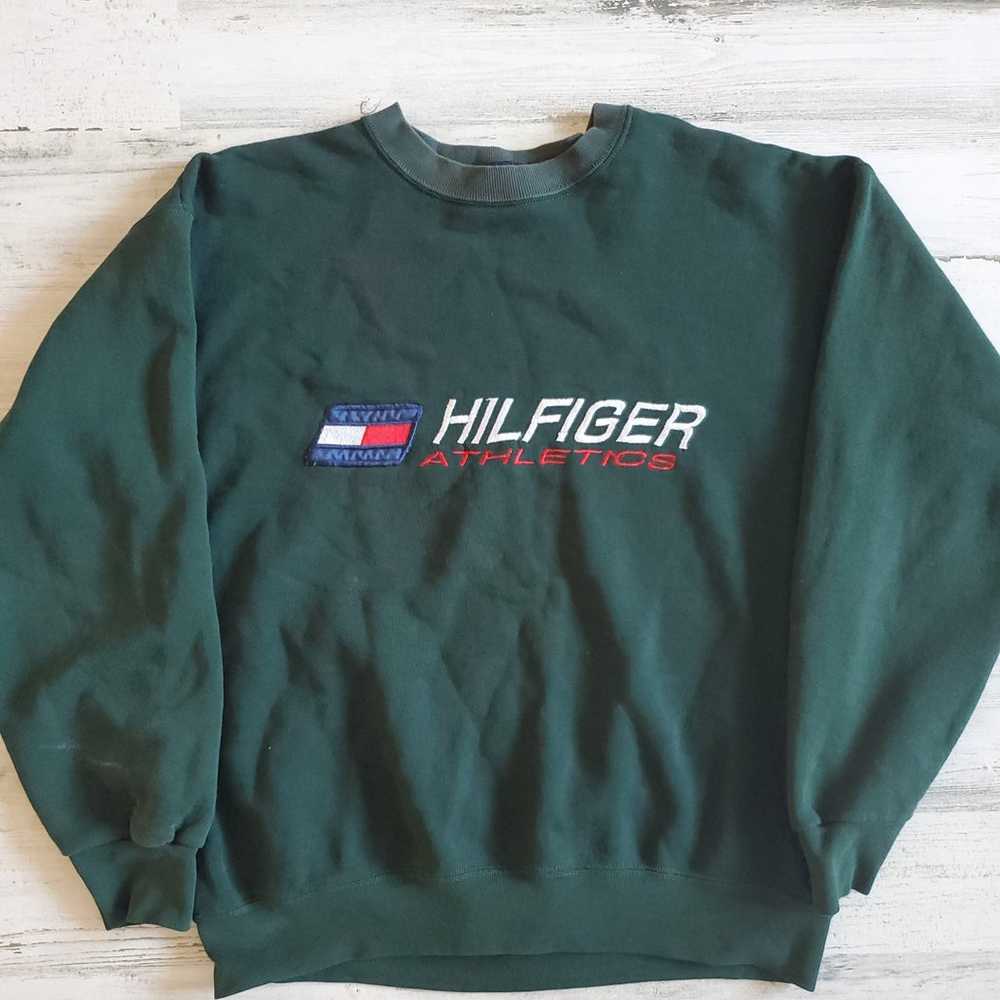 Vintage Tommy Hilfiger Sports Sweatshirt Medium - image 2