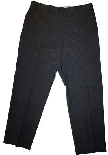 Designer Zanella Mens Navy “Devon” Wool Pants Made