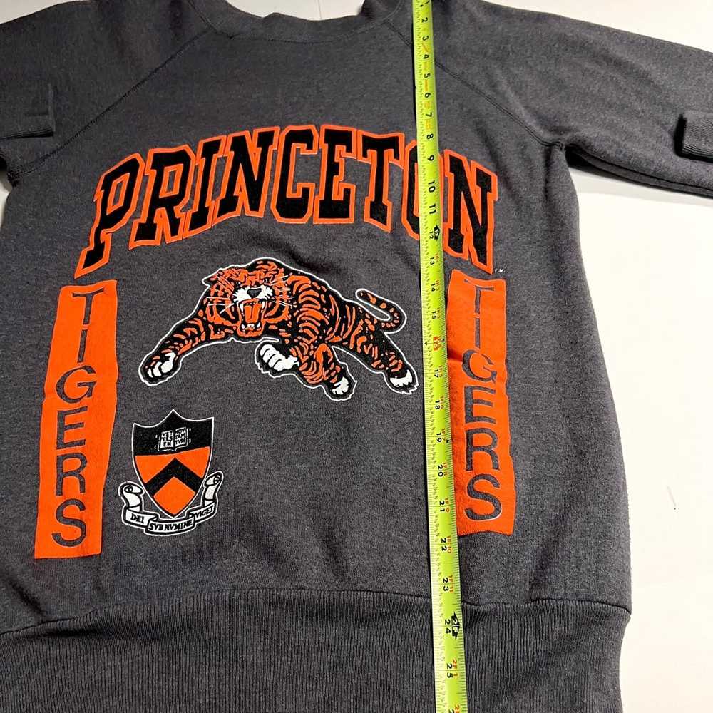 Vintage Princeton Tigers Crewneck Sweatshirt Gray… - image 5