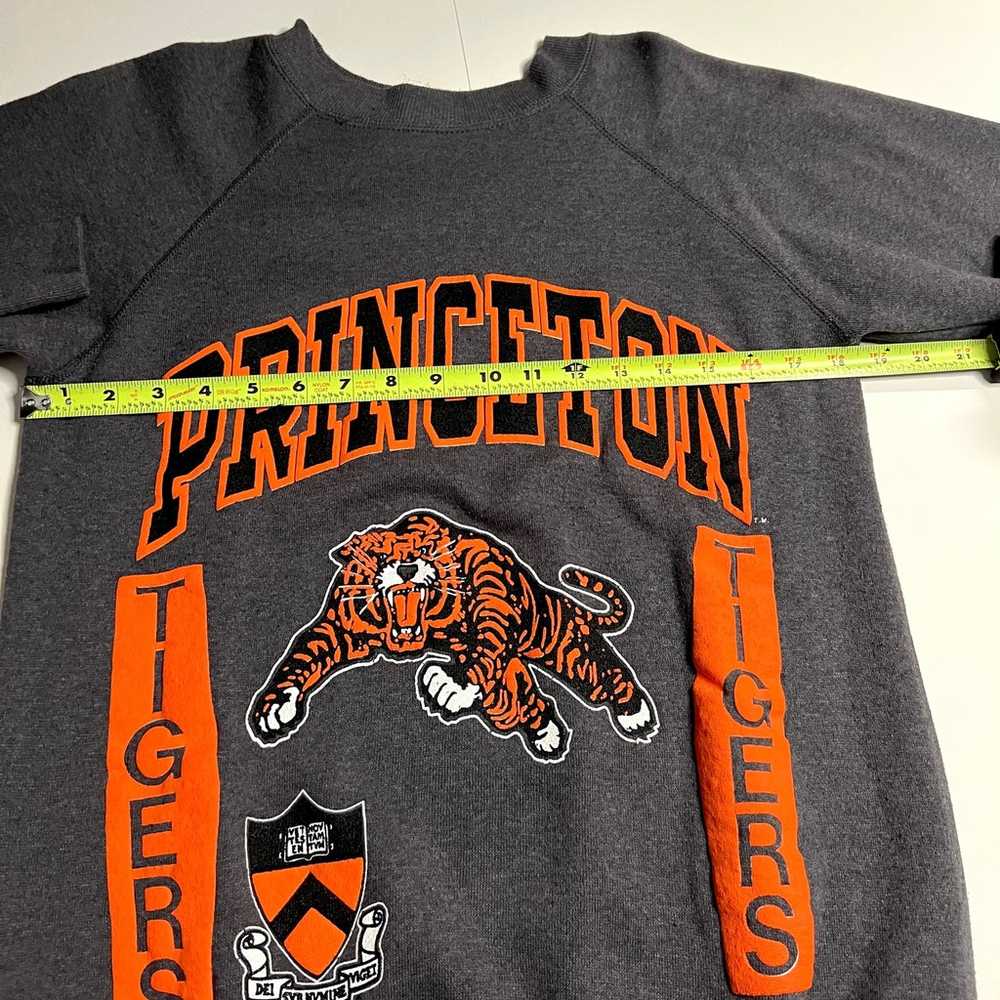 Vintage Princeton Tigers Crewneck Sweatshirt Gray… - image 6
