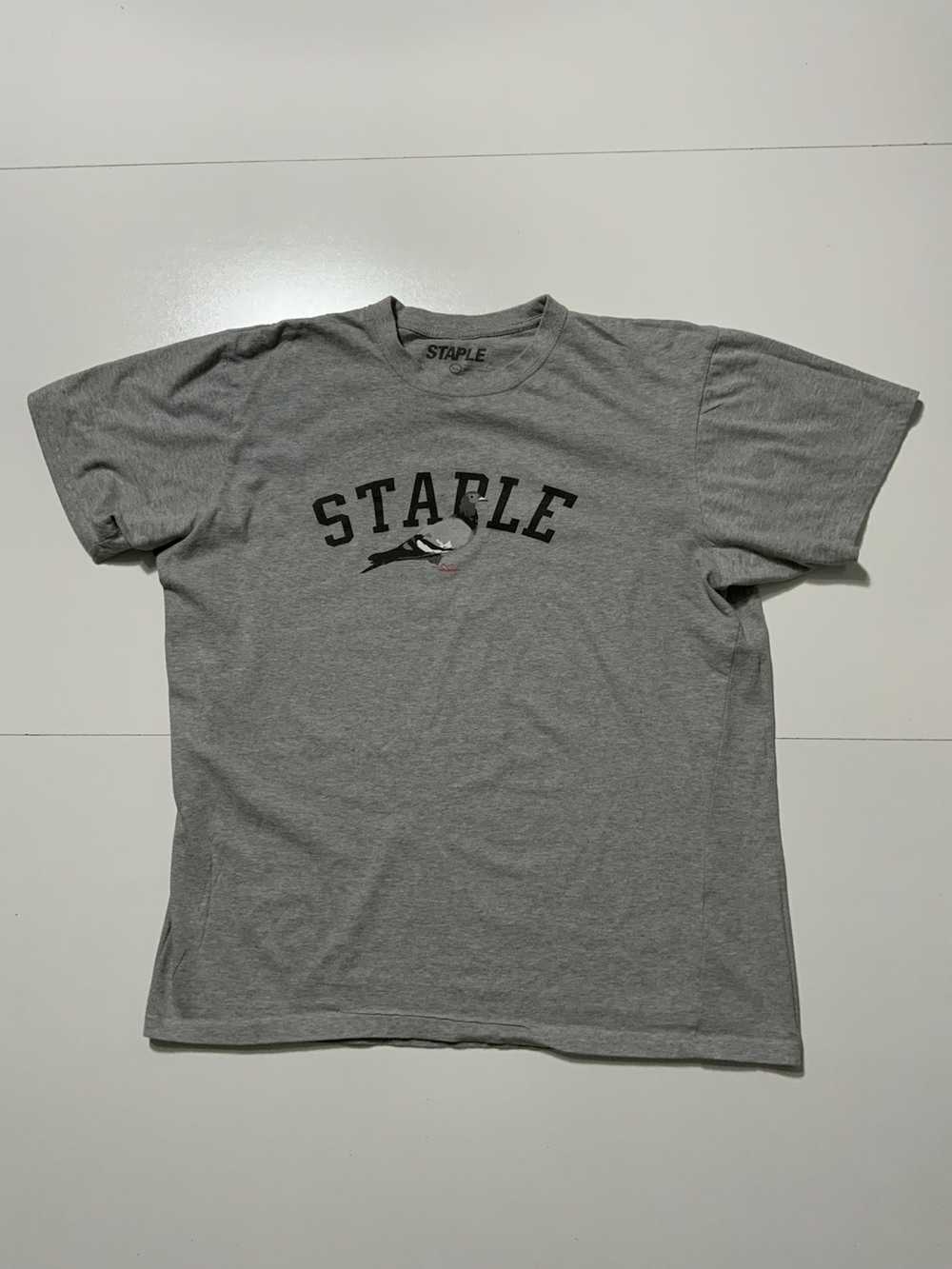 Staple Staple Pigeon Heather Grey Graphic Logo Cr… - image 1