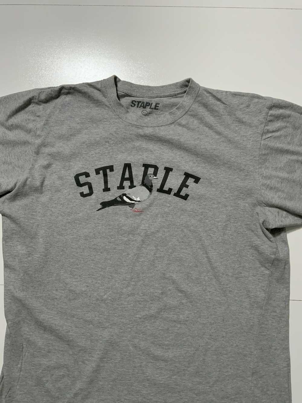 Staple Staple Pigeon Heather Grey Graphic Logo Cr… - image 3