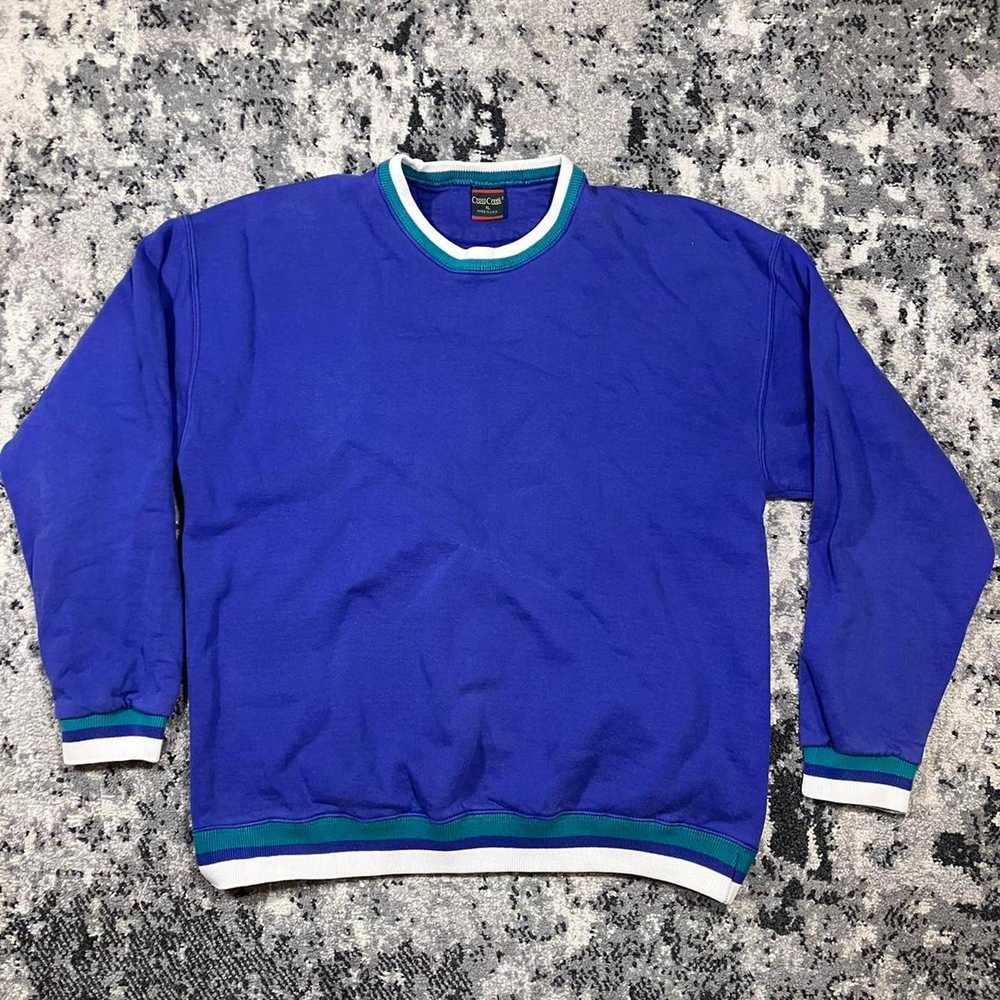Vintage Vintage 90s Cross Creek Crewneck Sweater … - image 1
