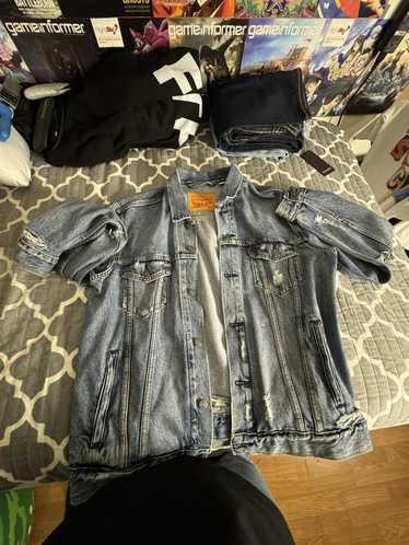 Levi's Vintage Clothing Blue over sized distressed