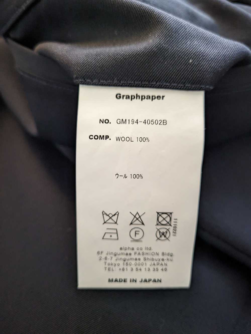 Graphpaper FW Selvage Wool Cook Pant - image 3