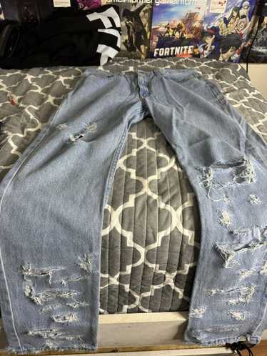 Vintage Destroyed straight jeans