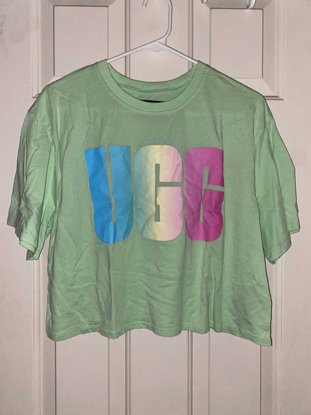 Ugg UGG RTW Short Sleeve Pattie Cropped Tee Size … - image 1