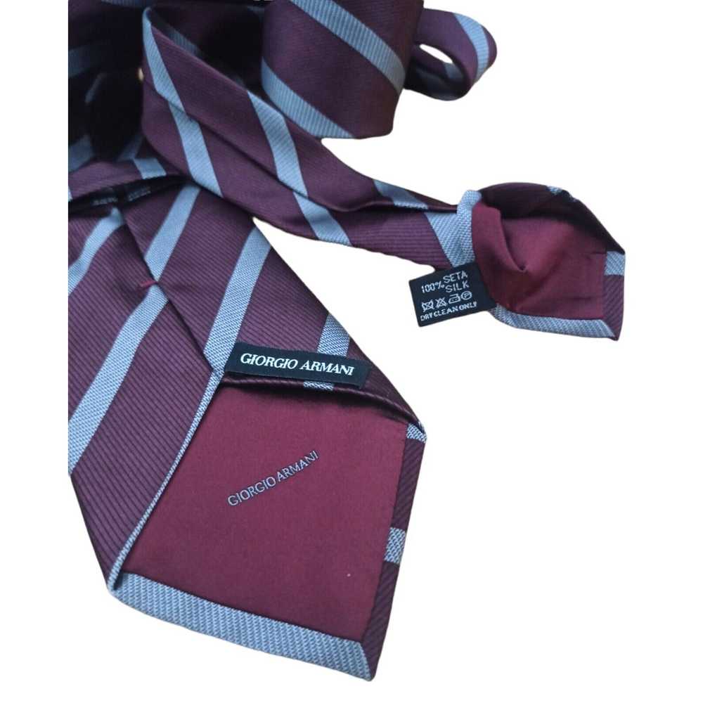 Giorgio Armani GIORGIO ARMANI Striped Silk Tie HM… - image 3