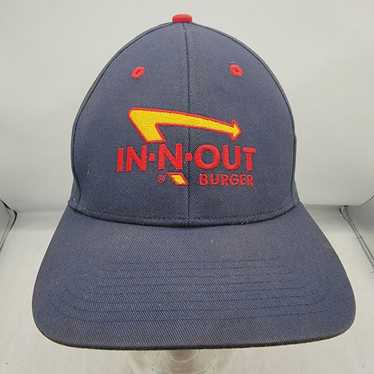 In N Out In N Out Burger Large XL Blue Fitted Hat… - image 1