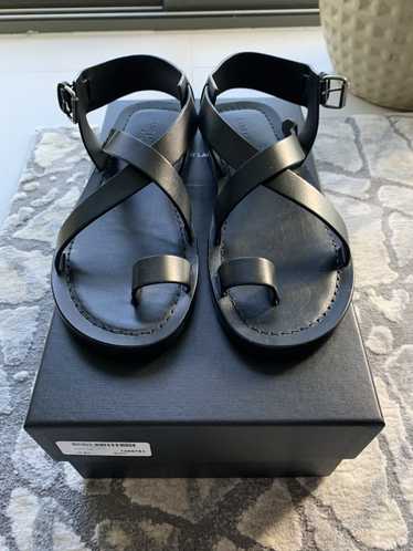 Saint Laurent Paris Leather Strap Sandals
