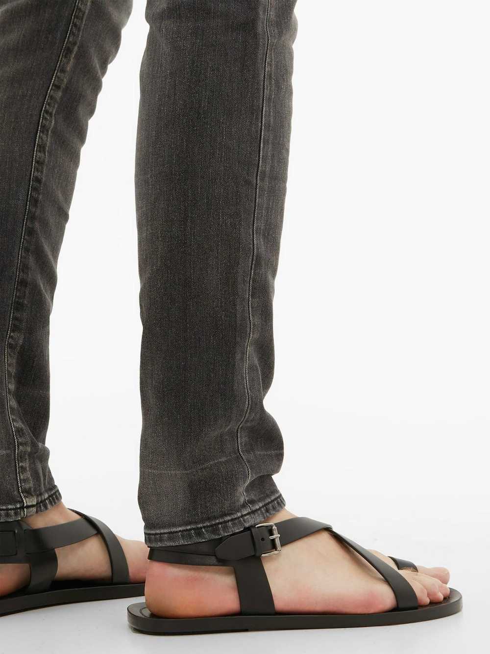 Saint Laurent Paris Leather Strap Sandals - image 5