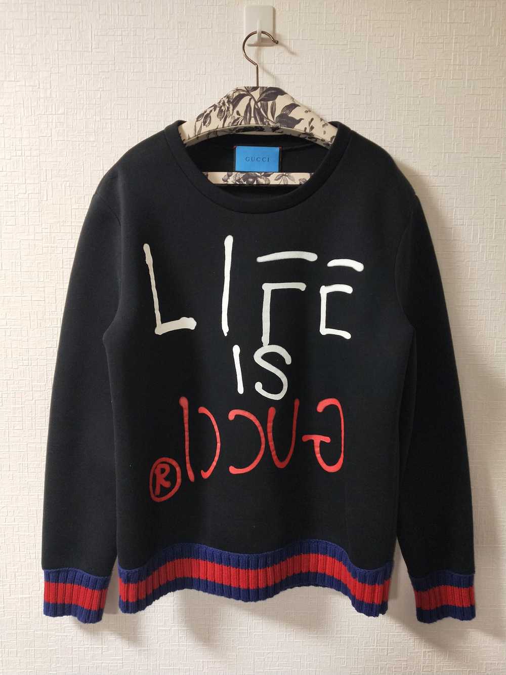 Gucci 'Life is Gucci' Neoprene Sweatshirt - image 1