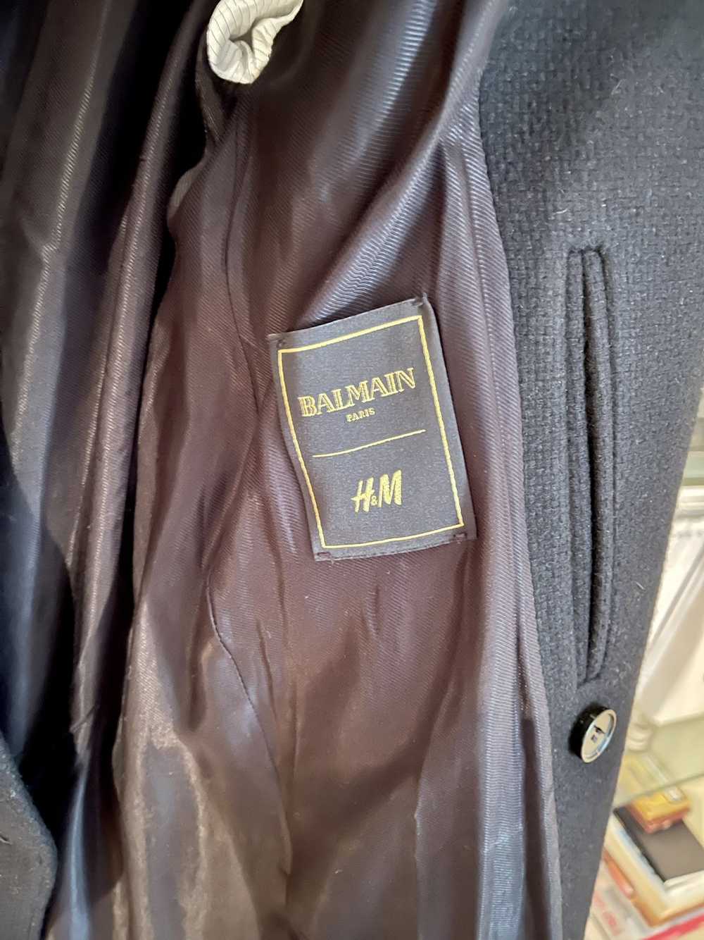 Balmain × Balmain X H&M × H&M Military Coat - image 6