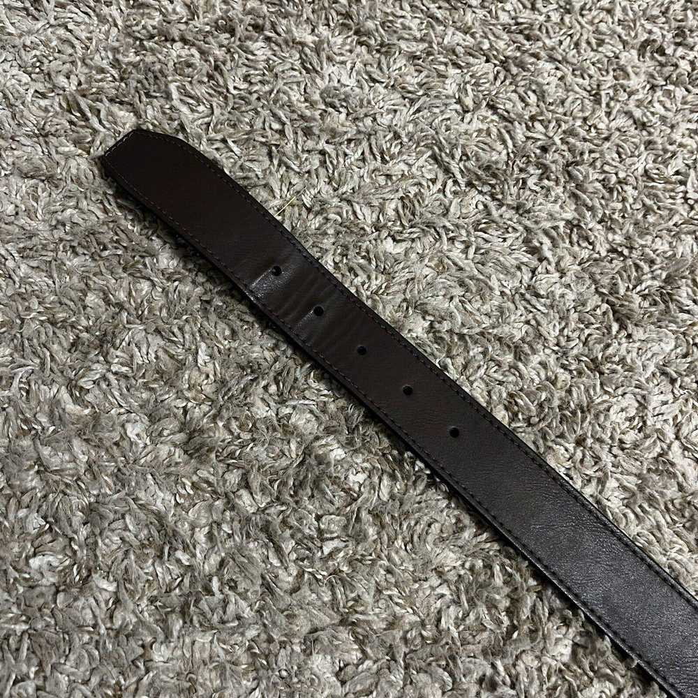 Frye × Streetwear And Co Brown Leather Belt 34-36 - image 2
