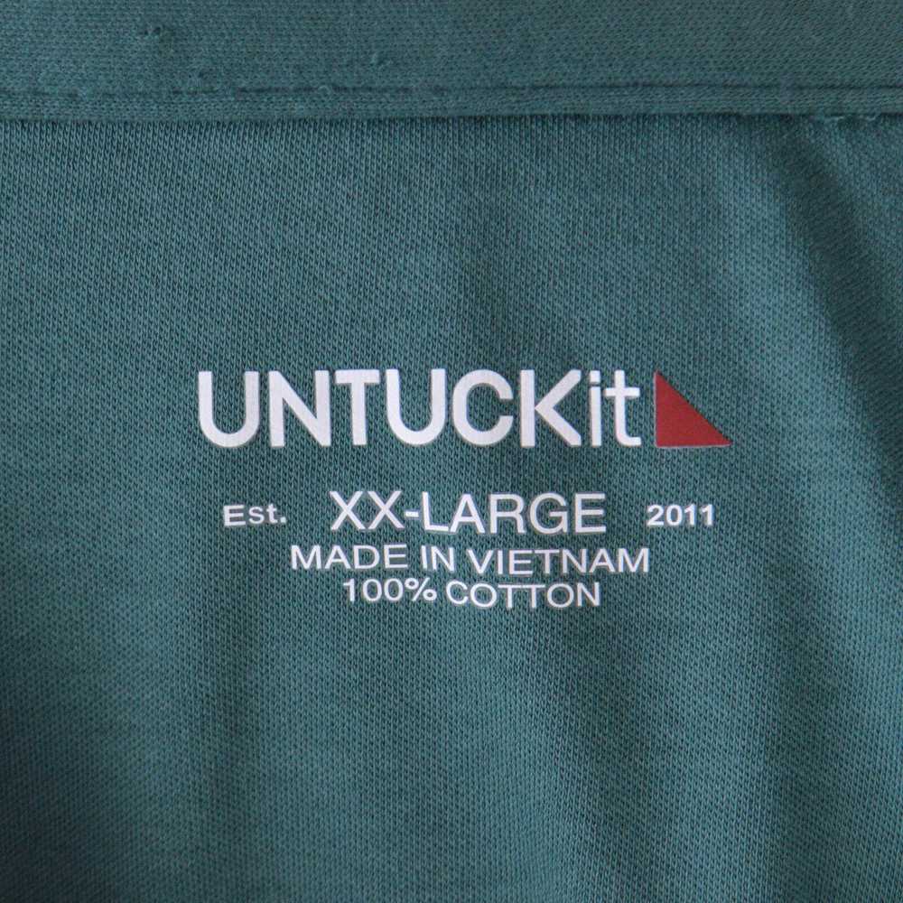 UNTUCKit UNTUCKit Mens Polo Shirt XXL Green Long … - image 5