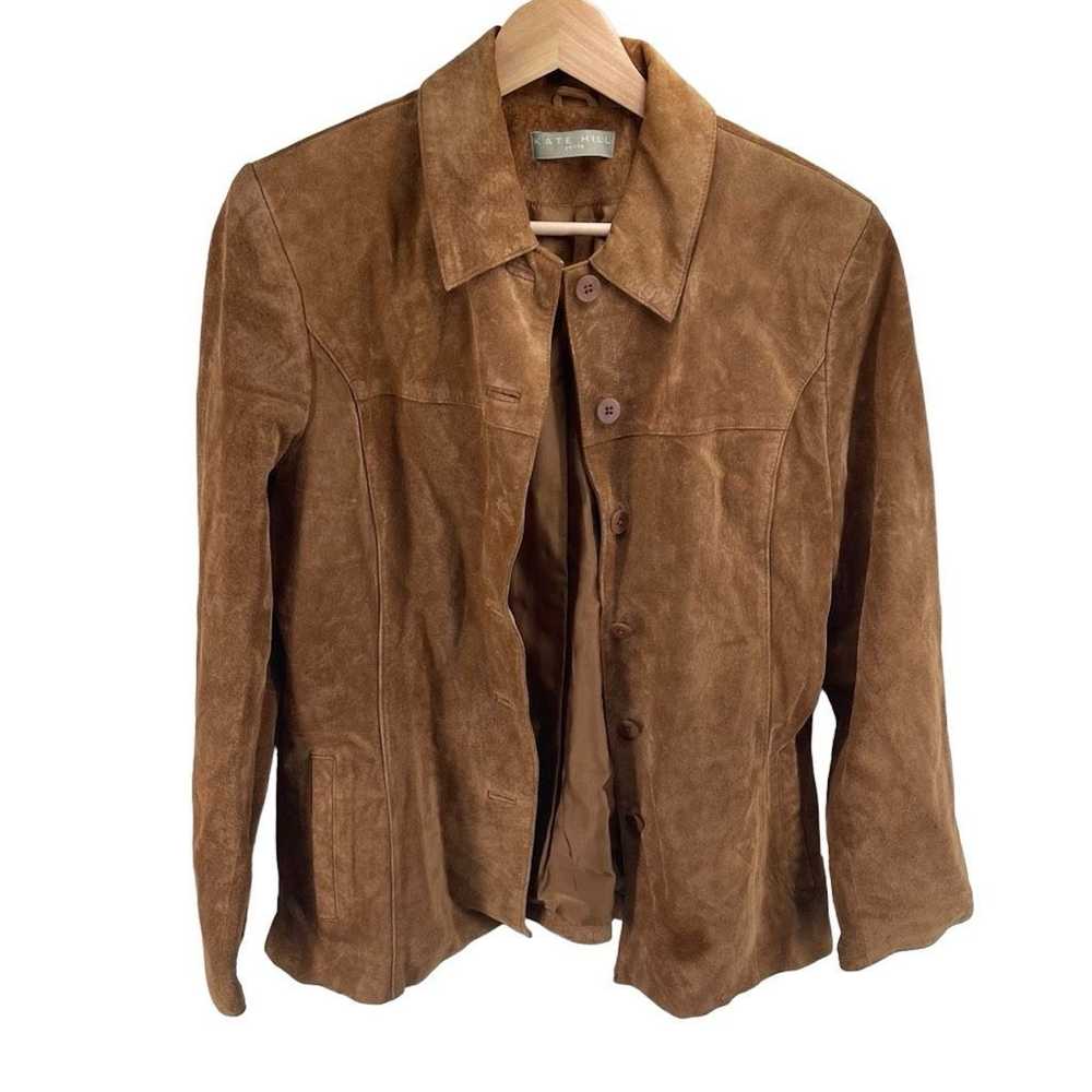 Other Kate Hill Women's Button-Up Suede Leather s… - image 1