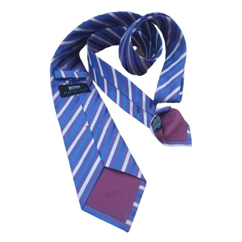 Hugo Boss HUGO BOSS Striped Silk Tie ITALY 58"/ 3… - image 5