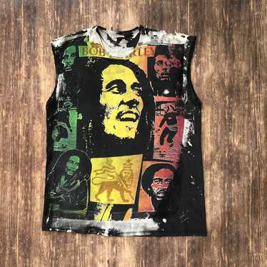 Art × Bob Marley × Vintage Rare Vintage 1990 Bob M